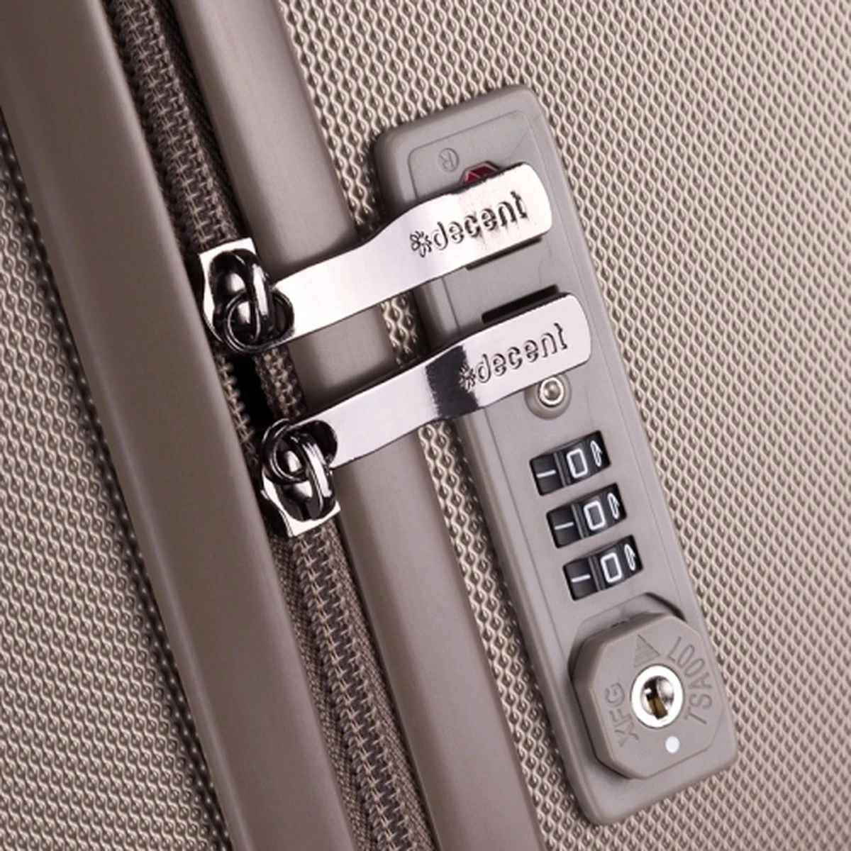 Decent Harde Koffer Tranporto 66 - Champagne 21 Decent Harde Koffer Tranporto 66 - Champagne - Afbeelding 19