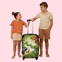 NoBoringSuitcases.com® Koffer Groot - Jungle - Dieren - Groen - Kinderen - Trolley Koffer Met TSA-slot - Met Wielen - 90 Liter - Reiskoffer - 66 Cm 16 NoBoringSuitcases.com® Koffer Groot - Jungle - Dieren - Groen - Kinderen - Trolley Koffer Met TSA-slot - Met Wielen - 90 Liter - Reiskoffer - 66 Cm -Goedkope Bagage Winkel 1200x1200 1091