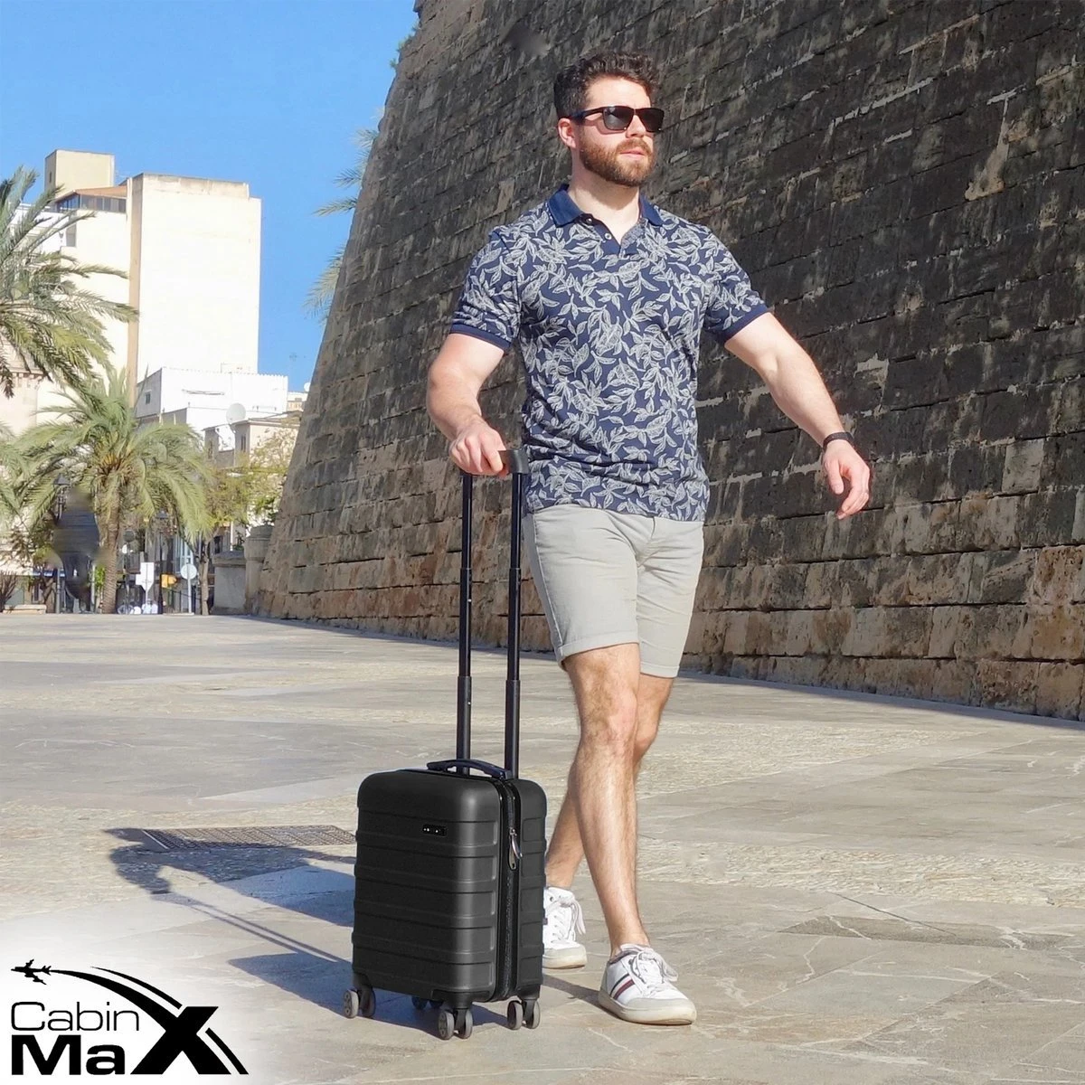 CabinMax Handbagage Koffer - Trolley 30L - Harde Reiskoffer - 45x36x20cm - Lichtgewicht - Groot Capaciteit - Zwart 10 CabinMax Handbagage Koffer - Trolley 30L - Harde Reiskoffer - 45x36x20cm - Lichtgewicht - Groot Capaciteit - Zwart - Afbeelding 8