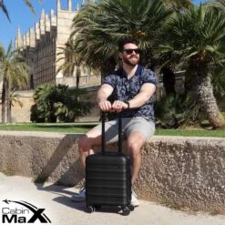 CabinMax Handbagage Koffer - Trolley 30L - Harde Reiskoffer - 45x36x20cm - Lichtgewicht - Groot Capaciteit - Zwart 20 CabinMax Handbagage Koffer - Trolley 30L - Harde Reiskoffer - 45x36x20cm - Lichtgewicht - Groot Capaciteit - Zwart -Goedkope Bagage Winkel 1200x1200 121