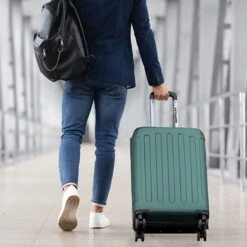 TRVLMORE Koffer - Handbagage - 54x36x20cm - 38L - Donkergroen -Goedkope Bagage Winkel 1200x1200 153