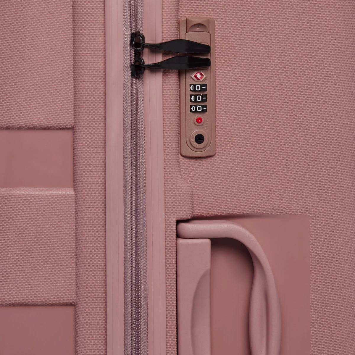 ©TROLLEYZ - Paris No.5 - Reiskoffer - 69cm Met TSA Slot - Dubbele Wielen - 360° Spinners - 100% Polypropyleen - Reiskoffer In Rose Blush 9 ©TROLLEYZ - Paris No.5 - Reiskoffer - 69cm Met TSA Slot - Dubbele Wielen - 360° Spinners - 100% Polypropyleen - Reiskoffer In Rose Blush - Afbeelding 7