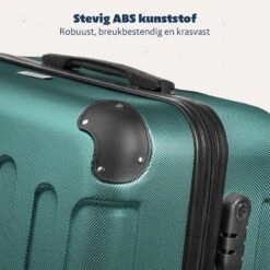 TRVLMORE Koffer - Handbagage - 54x36x20cm - 38L - Donkergroen -Goedkope Bagage Winkel 1200x1200 157