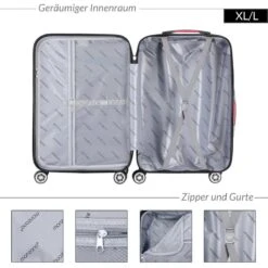 Monzana Exopack Hardcase Koffer Zwart 65x41x27cm -Goedkope Bagage Winkel 1200x1200 1635