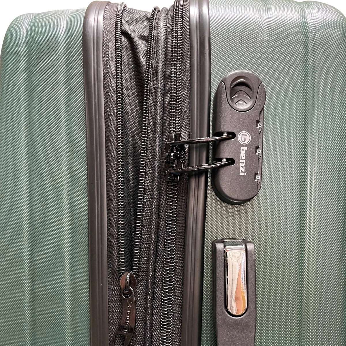 Benzi Leon Medium Reiskoffer 67 Cm - Exp - 65/74 Liter - Dark Green 7 Benzi Leon Medium Reiskoffer 67 Cm - Exp - 65/74 Liter - Dark Green - Afbeelding 5