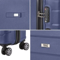 TravelZ Big Bars Kofferset - Trolleyset 3-delig Met TSA-slot - Blauw -Goedkope Bagage Winkel 1200x1200 1862