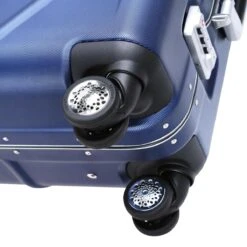 Swissmobility Elite Handbagagekoffer - 55cm Luxe Handbagage Met Dubbele TSA-kliksloten - Blauw -Goedkope Bagage Winkel 1200x1200 247