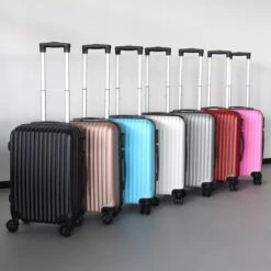 Handbagage Koffer 55cm Zilver 4 Wielen Trolley Met Pin Slot -Goedkope Bagage Winkel 1200x1200 292