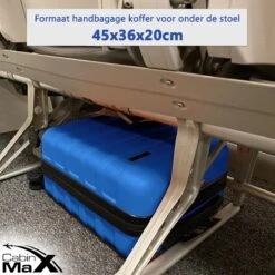 CabinMax Handbagage Koffer - Trolley 30L - Harde Reiskoffer - 45x36x20cm - Lichtgewicht - Groot Capaciteit - Aegean Blue 18 CabinMax Handbagage Koffer - Trolley 30L - Harde Reiskoffer - 45x36x20cm - Lichtgewicht - Groot Capaciteit - Aegean Blue -Goedkope Bagage Winkel 1200x1200 296