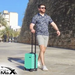 CabinMax Handbagage Koffer - Trolley 30L - Harde Reiskoffer - 45x36x20cm - Lichtgewicht - Groot Capaciteit - Mint Green 20 CabinMax Handbagage Koffer - Trolley 30L - Harde Reiskoffer - 45x36x20cm - Lichtgewicht - Groot Capaciteit - Mint Green -Goedkope Bagage Winkel 1200x1200 342