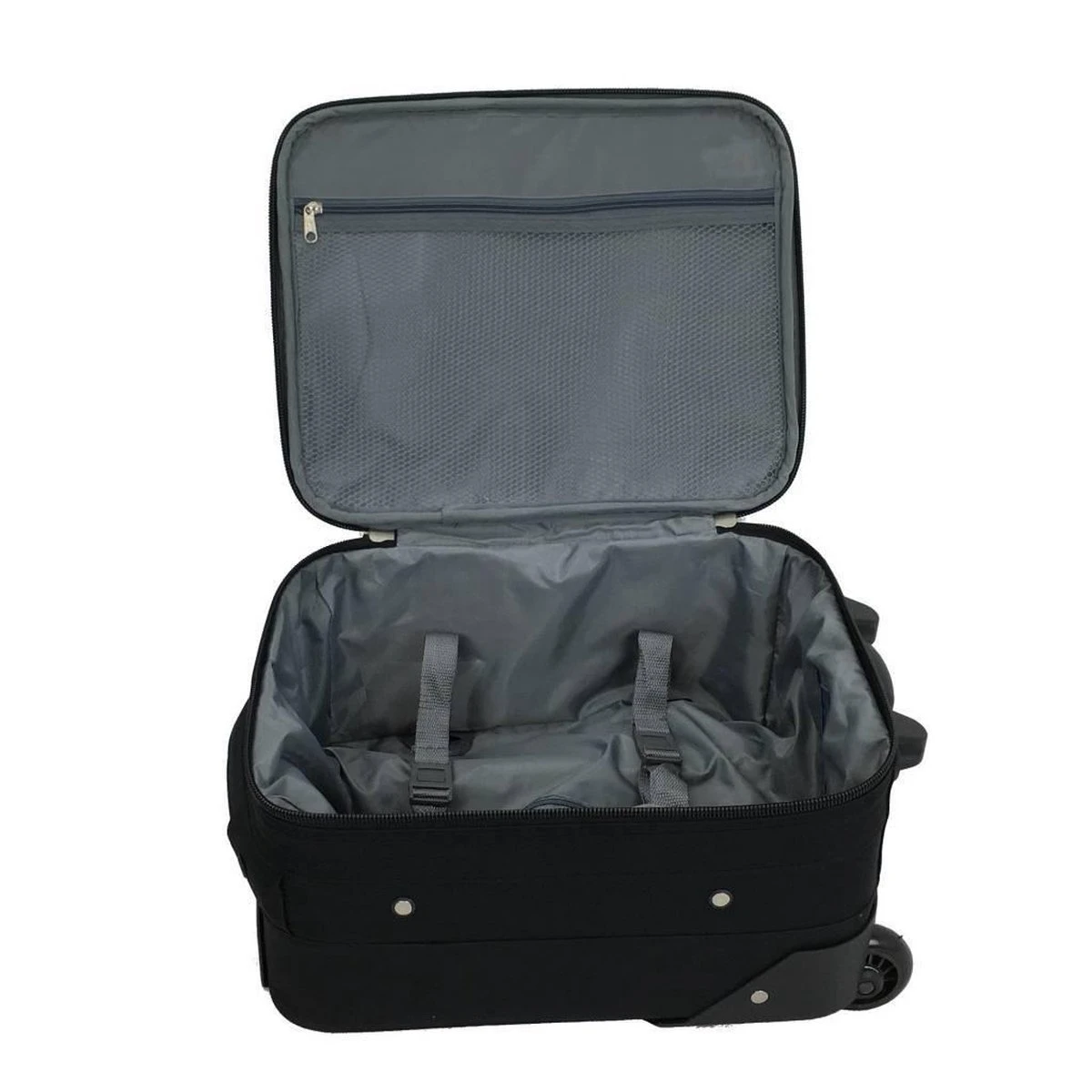 R-Way HandbagageKoffer 45X40X25cm Zwart 35 Liter, Kleine Handbagagekoffer, Handbagagekoffer 45cm, Kinder Koffer 4 R-Way HandbagageKoffer 45X40X25cm Zwart 35 Liter, Kleine Handbagagekoffer, Handbagagekoffer 45cm, Kinder Koffer - Afbeelding 2