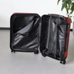 Handbagage Koffer 55cm Rood 4 Wielen Trolley Met Pin Slot 11 Handbagage Koffer 55cm Rood 4 Wielen Trolley Met Pin Slot -Goedkope Bagage Winkel 1200x1200 468