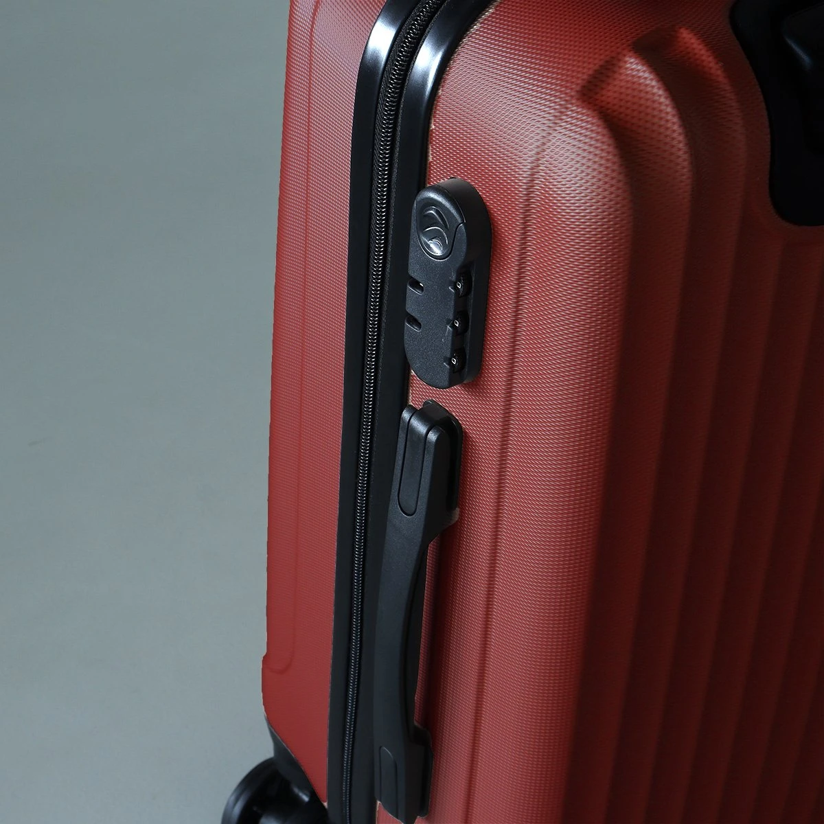 Handbagage Koffer 55cm Rood 4 Wielen Trolley Met Pin Slot 7 Handbagage Koffer 55cm Rood 4 Wielen Trolley Met Pin Slot - Afbeelding 5