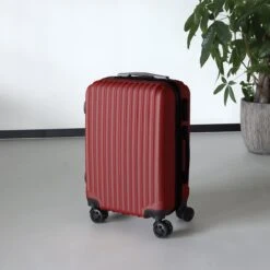 Handbagage Koffer 55cm Rood 4 Wielen Trolley Met Pin Slot 17 Handbagage Koffer 55cm Rood 4 Wielen Trolley Met Pin Slot -Goedkope Bagage Winkel 1200x1200 473