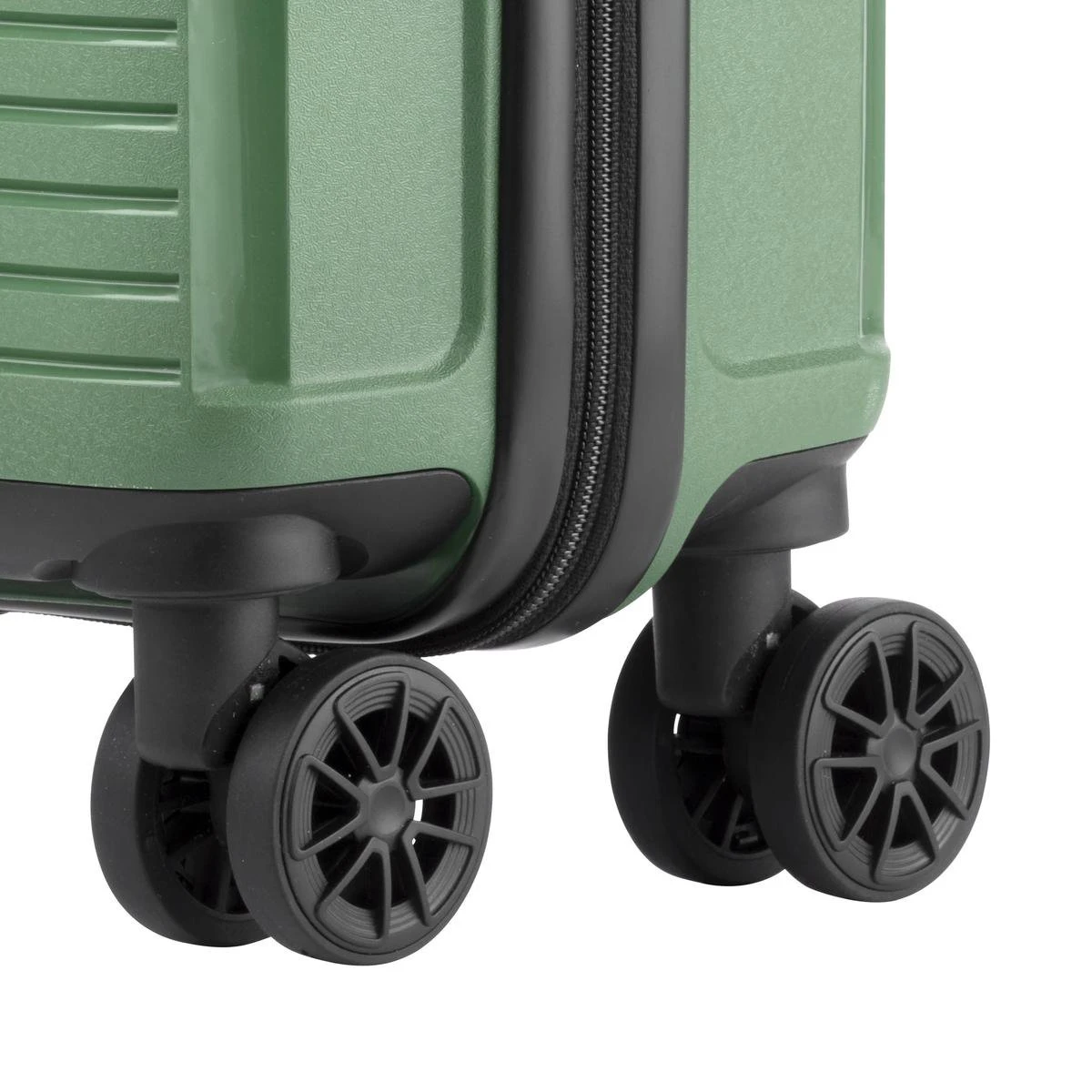 CarryOn Transport Handbagagekoffer - USB Handbagage 55cm - OKOBAN - Dubbele Wielen - Olijf 5 CarryOn Transport Handbagagekoffer - USB Handbagage 55cm - OKOBAN - Dubbele Wielen - Olijf - Afbeelding 3