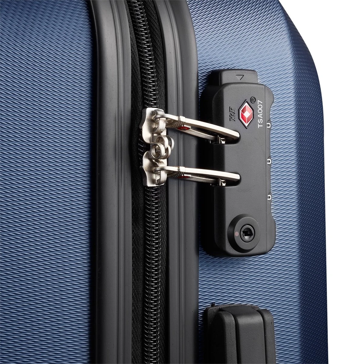 Swiss - Lausanne - Handbagage Koffer - 4 Wielen - TSA-Cijferslot - Blauw 7 Swiss - Lausanne - Handbagage Koffer - 4 Wielen - TSA-Cijferslot - Blauw - Afbeelding 5