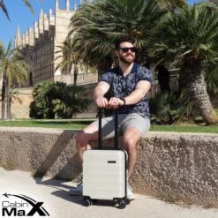 CabinMax Handbagage Koffer - Trolley 30L - Harde Reiskoffer - 45x36x20cm - Lichtgewicht - Groot Capaciteit - Wit 20 CabinMax Handbagage Koffer - Trolley 30L - Harde Reiskoffer - 45x36x20cm - Lichtgewicht - Groot Capaciteit - Wit -Goedkope Bagage Winkel 1200x1200 708