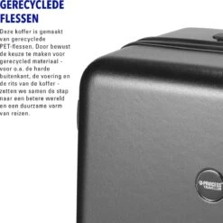 Princess Traveller Harlem - Handbaggage Koffer - Zwart - S - 55cm -Goedkope Bagage Winkel 1200x1200 733