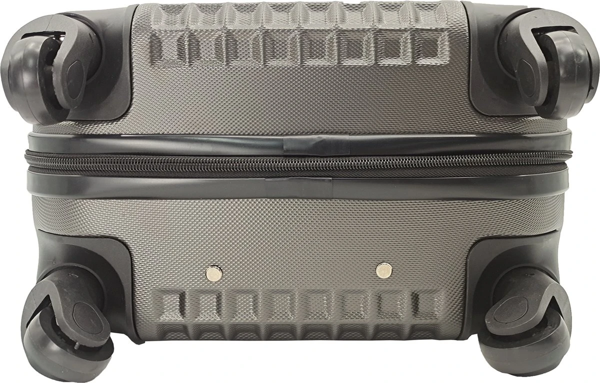 SB Travelbags Handbagage Koffer 55cm 4 Wielen Trolley - Donker Grijs 7 SB Travelbags Handbagage Koffer 55cm 4 Wielen Trolley - Donker Grijs - Afbeelding 5