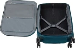 Samsonite Reiskoffer Met Laptopvak - Respark Spinner 55/20 Strict (Handbagage) Grey Print -Goedkope Bagage Winkel 1200x769