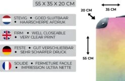 Koffer - Meisje - Regenboog - Trap - Wolken - Kinderen - Koffer Meisje - 35x55x20 Cm - Handbagage - Trolley - Reiskoffer 13 Koffer - Meisje - Regenboog - Trap - Wolken - Kinderen - Koffer Meisje - 35x55x20 Cm - Handbagage - Trolley - Reiskoffer -Goedkope Bagage Winkel 1200x779 3