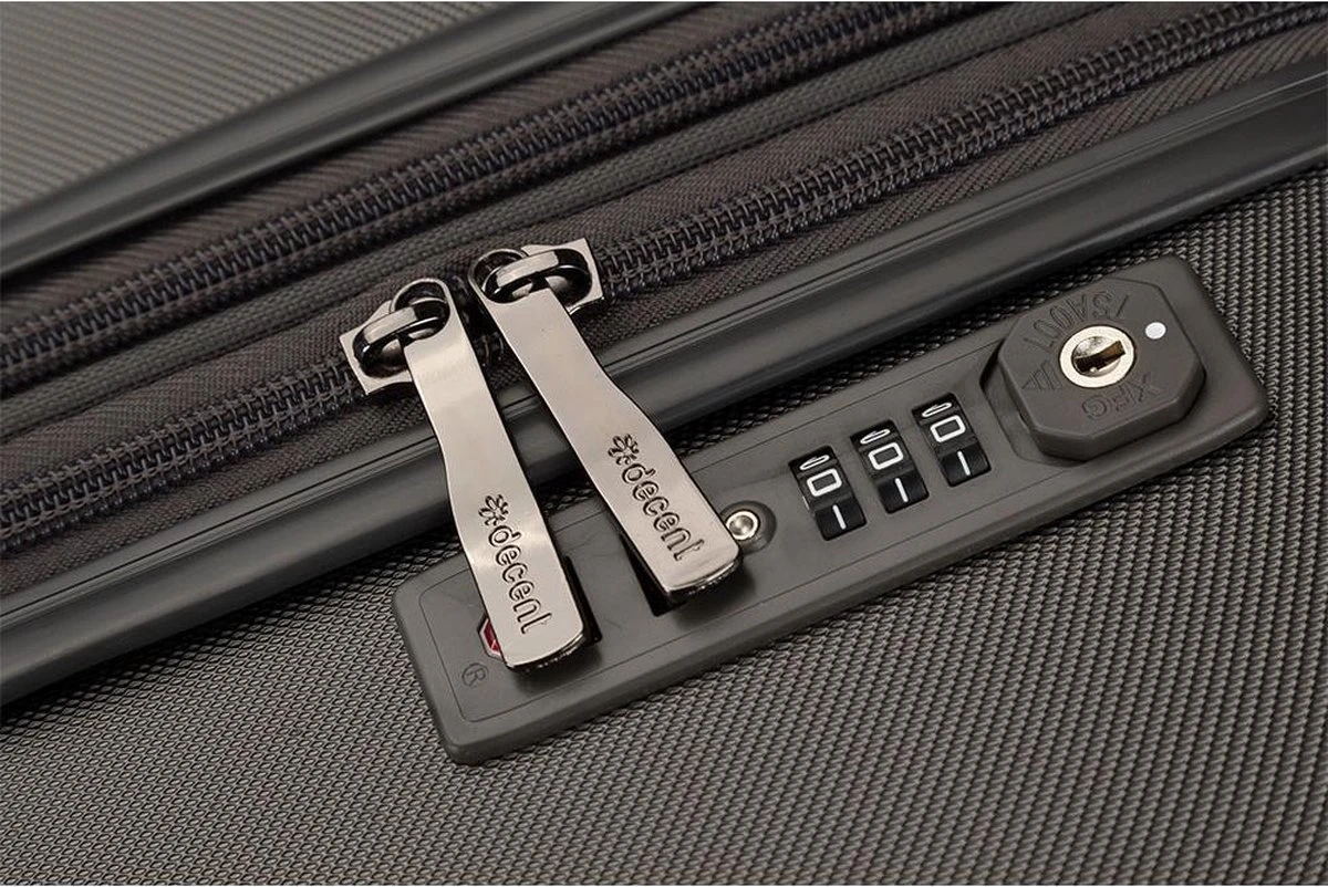 Decent Harde Koffer Q-LuxxHoogte > 67 Cm - Grijs 10 Decent Harde Koffer Q-LuxxHoogte > 67 Cm - Grijs - Afbeelding 8