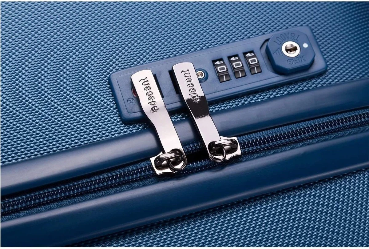 Decent Tranporto-One Grote Koffer - 76 Cm - TSA Slot - Dark Blue 10 Decent Tranporto-One Grote Koffer - 76 Cm - TSA Slot - Dark Blue - Afbeelding 8