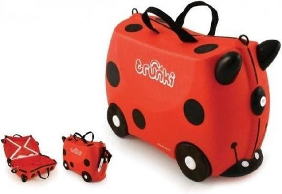 Trunki Ride-On Handbagage Koffer 46 Cm - Lieverheersbeestje Harley 14 Trunki Ride-On Handbagage Koffer 46 Cm - Lieverheersbeestje Harley - Afbeelding 12