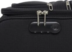 Travelbags Handbagage Zachte Koffer / Trolley / Reiskoffer - The Base - 55 Cm - Zwart -Goedkope Bagage Winkel 1200x870
