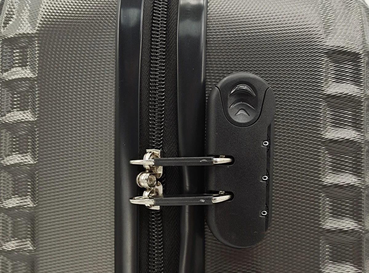 SB Travelbags Handbagage Koffer 55cm 4 Wielen Trolley - Donker Grijs 8 SB Travelbags Handbagage Koffer 55cm 4 Wielen Trolley - Donker Grijs - Afbeelding 6