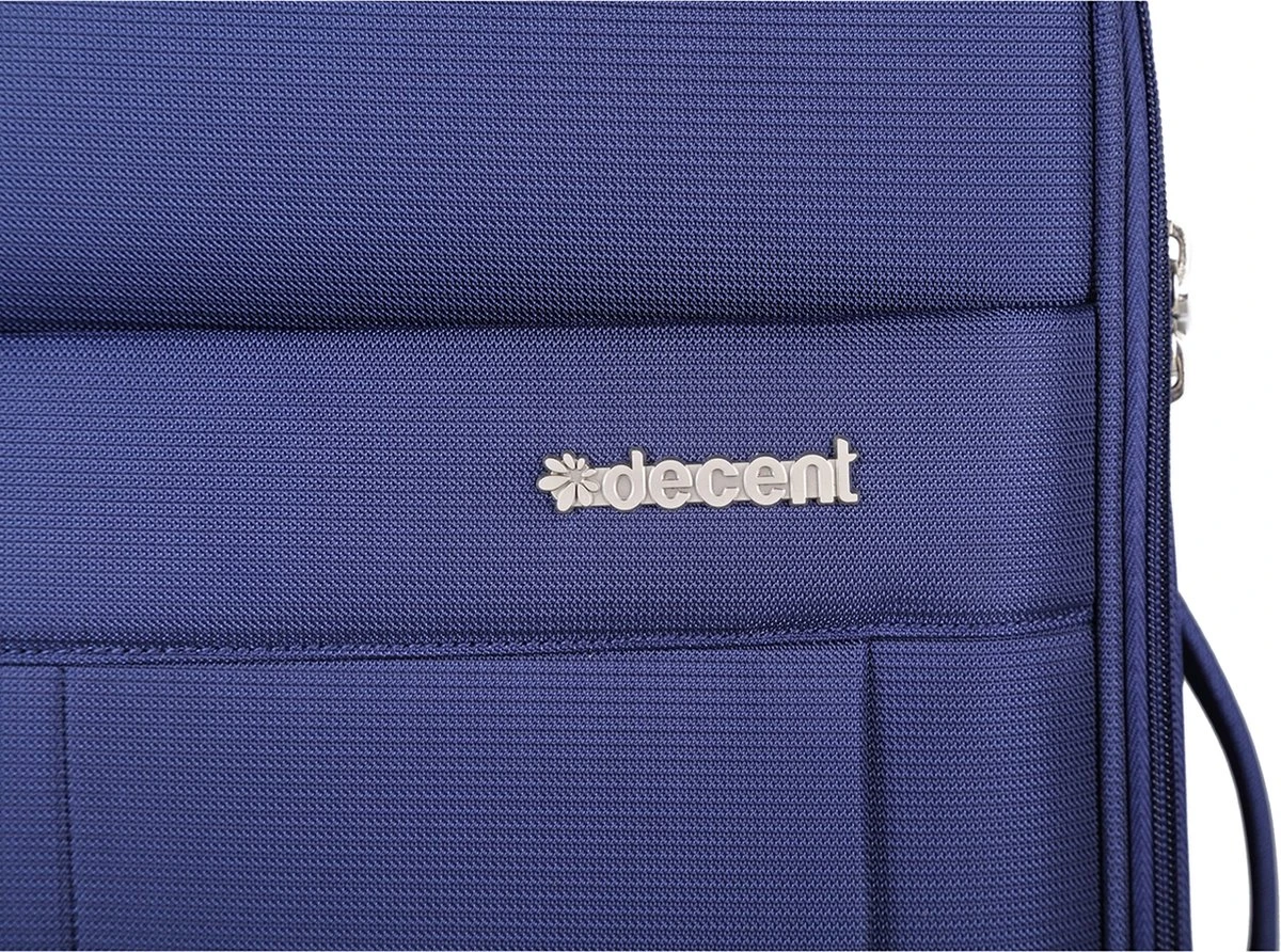 Decent D-Upright Medium Koffer - 66 Cm Expandable - TSA Slot - Donkerblauw 19 Decent D-Upright Medium Koffer - 66 Cm Expandable - TSA Slot - Donkerblauw - Afbeelding 17