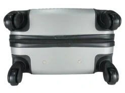 Handbagage Koffer 51cm 4 Wielen Trolley - Zilver -Goedkope Bagage Winkel 1200x899