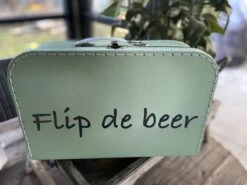 Merkloos Koffertje Karton Groen Maat L Met Eigen Opdruk - Met Naam -Goedkope Bagage Winkel 1200x899 4