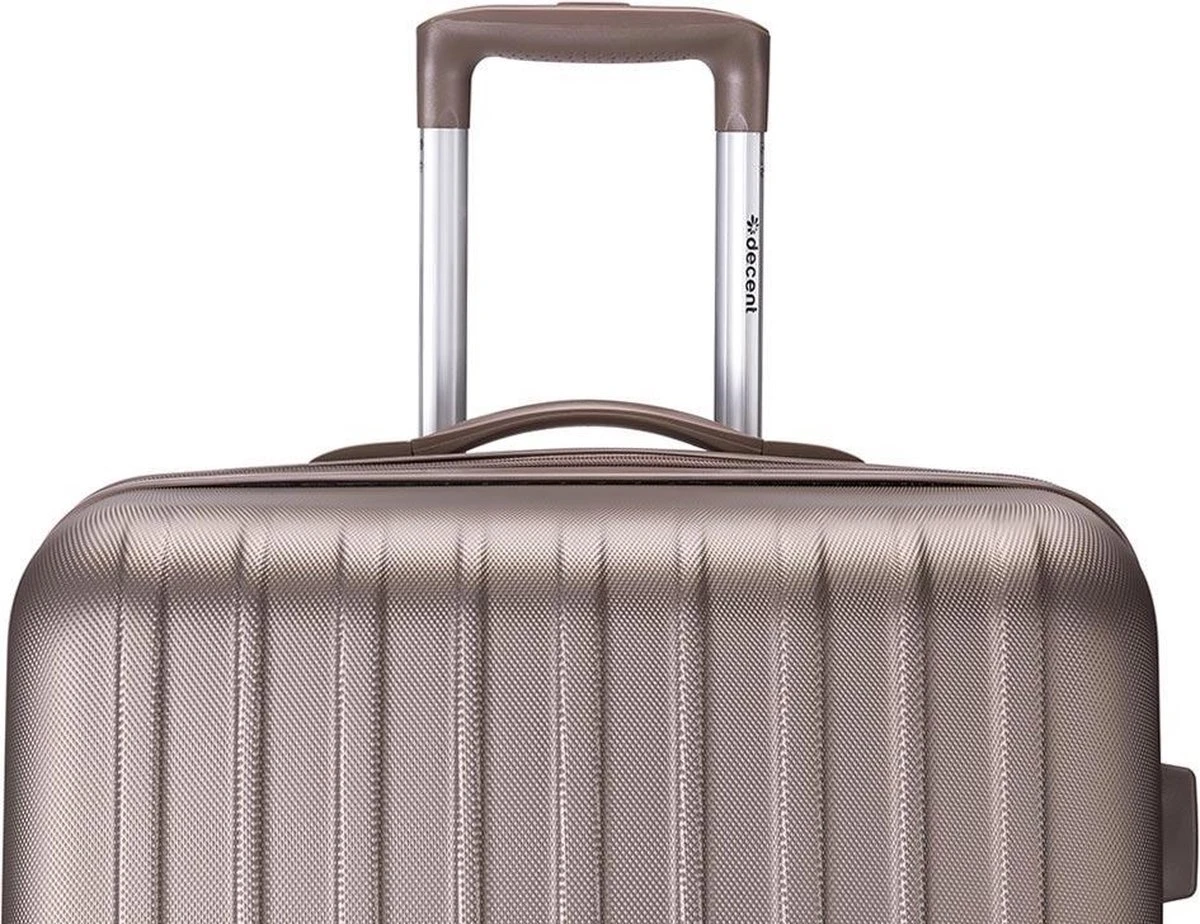 Decent Harde Koffer Tranporto 66 - Champagne 18 Decent Harde Koffer Tranporto 66 - Champagne - Afbeelding 16