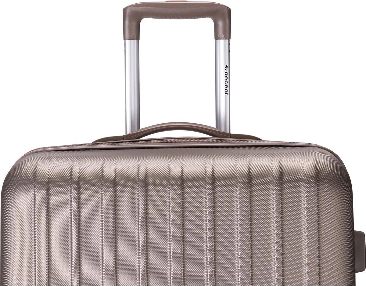 Decent Harde Koffer Tranporto 66 - Champagne 17 Decent Harde Koffer Tranporto 66 - Champagne - Afbeelding 15