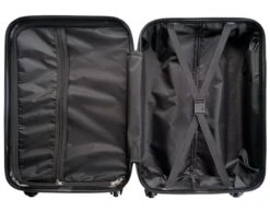 Globeless Handbagage Koffer - TSA Slot - 55x35x20cm - IATA Standaard Trolley - Zwart -Goedkope Bagage Winkel 1200x941 1