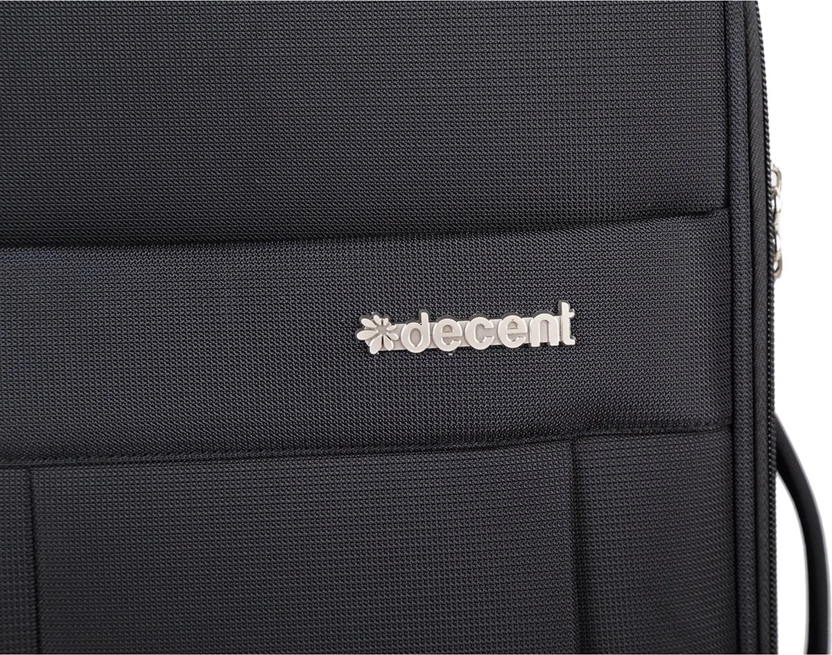 Decent D-Upright Handbagage Koffer - 55 Cm - TSA Slot - Zwart 22 Decent D-Upright Handbagage Koffer - 55 Cm - TSA Slot - Zwart - Afbeelding 20