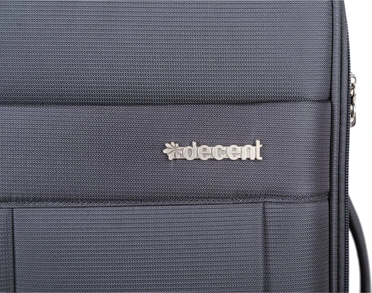 Decent D-Upright Large Koffer - 76 Cm Expandable - TSA Slot - Grijs 13 Decent D-Upright Large Koffer - 76 Cm Expandable - TSA Slot - Grijs - Afbeelding 11