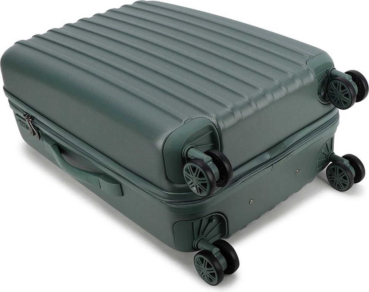 Decent Harde Koffer Tranporto 66 - Groen 15 Decent Harde Koffer Tranporto 66 - Groen - Afbeelding 13