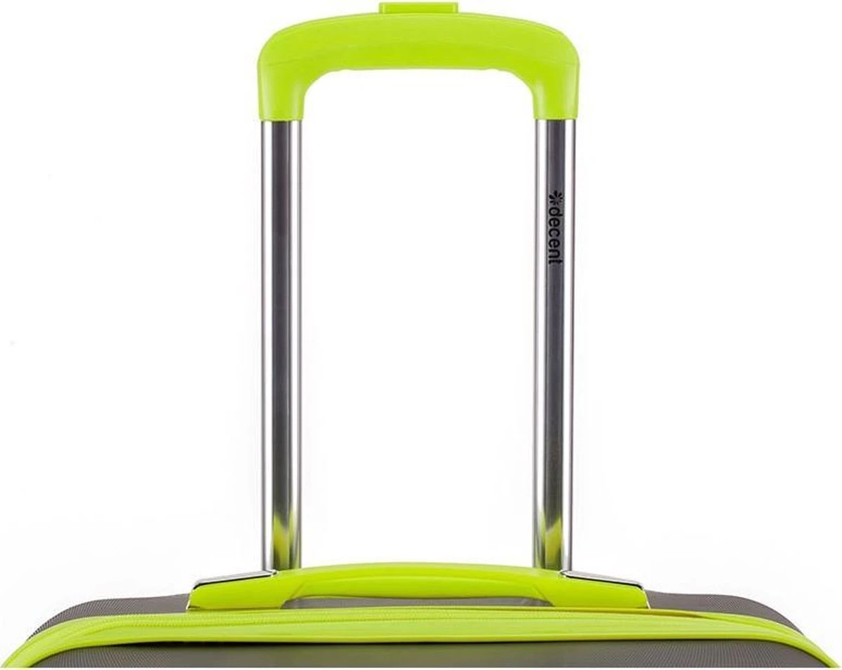 Decent Lumi Fix Handbagage Koffer - 55 Cm - Black/Lemon 5 Decent Lumi Fix Handbagage Koffer - 55 Cm - Black/Lemon - Afbeelding 3