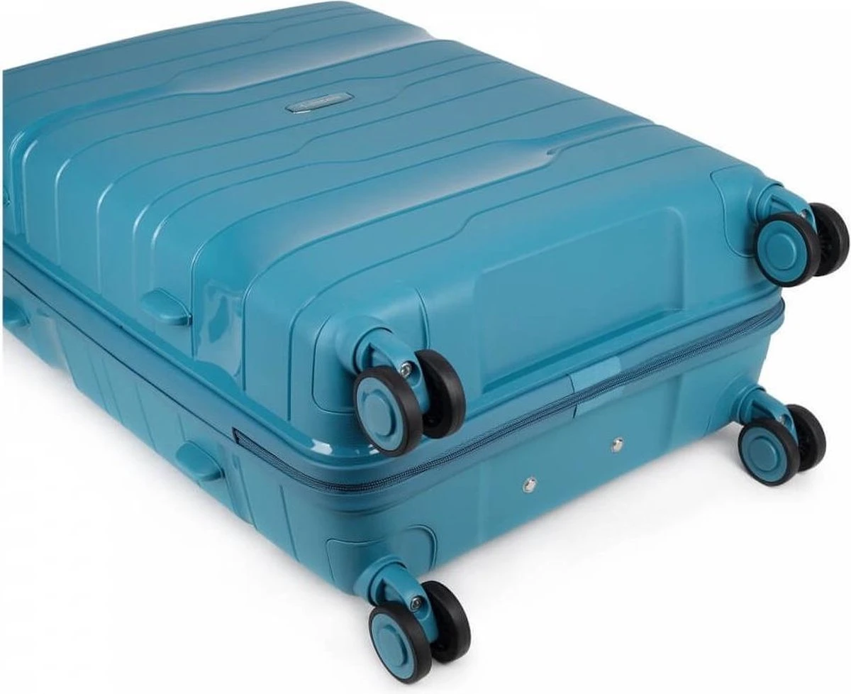 Decent ONE-CITY Large Koffer - 76 Cm - TSA Slot - Petrol 18 Decent ONE-CITY Large Koffer - 76 Cm - TSA Slot - Petrol - Afbeelding 16