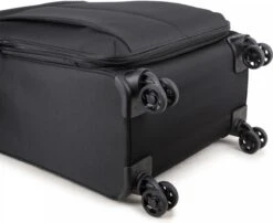 Decent D-Upright Large Koffer - 76 Cm Expandable - TSA Slot - Zwart -Goedkope Bagage Winkel 1200x980