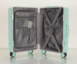 TOP AA Reis Kofferset - Trolleyset 3-delig Met TSA Slot Aluminum Frame, Kleine Cabine En Groot, ABS Luggage, (20+24+28 Inches 3 Pc Set), Roze/pink -Goedkope Bagage Winkel 1200x994 1