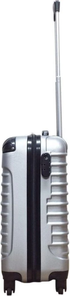 Castillo Quadrant 2 Delige ABS Kofferset (XL + S) - Zilver -Goedkope Bagage Winkel 286x1200