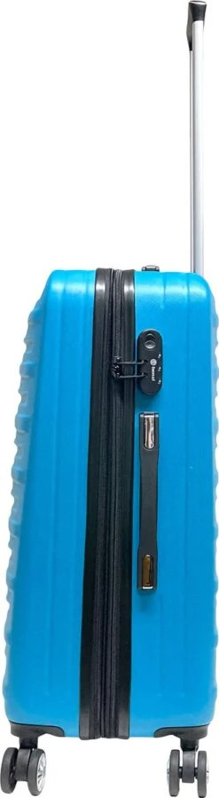 Benzi Leon Medium Reiskoffer 67 Cm - Exp - 65/74 Liter - Turquoise -Goedkope Bagage Winkel 330x1200