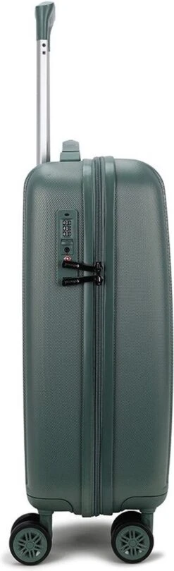 Decent Handbagage Koffer / Trolley / Reiskoffer - 55 Cm - 38 Liter - ABS - Tranporto - Groen -Goedkope Bagage Winkel 366x1200