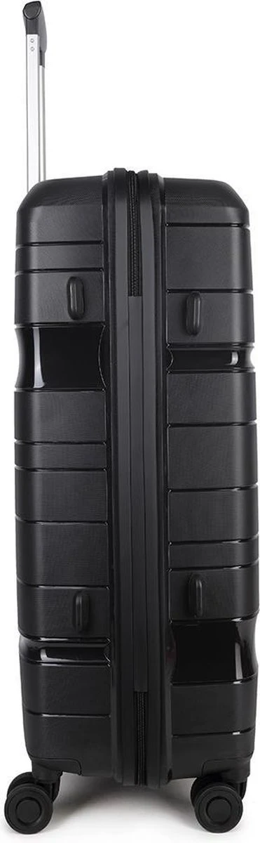 Decent ONE-CITY Large Koffer - 76 Cm - TSA Slot - Zwart 4 Decent ONE-CITY Large Koffer - 76 Cm - TSA Slot - Zwart - Afbeelding 2