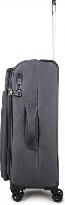 Decent D-Upright Large Koffer - 76 Cm Expandable - TSA Slot - Grijs 37 Decent D-Upright Large Koffer - 76 Cm Expandable - TSA Slot - Grijs -Goedkope Bagage Winkel 380x1200