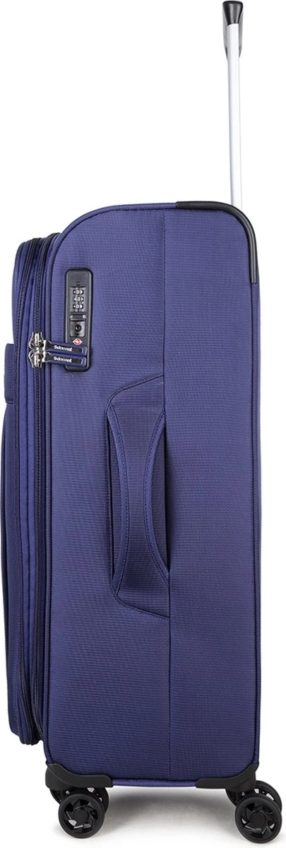 Decent D-Upright Handbagage Koffer - 55 Cm - TSA Slot - Donkerblauw 7 Decent D-Upright Handbagage Koffer - 55 Cm - TSA Slot - Donkerblauw - Afbeelding 5