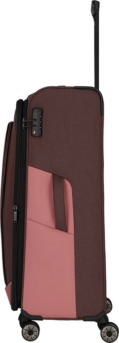 Travelite Zachte Koffer / Trolley / Reiskoffer - Viia - 77 Cm (XL) - Roze 13 Travelite Zachte Koffer / Trolley / Reiskoffer - Viia - 77 Cm (XL) - Roze - Afbeelding 11